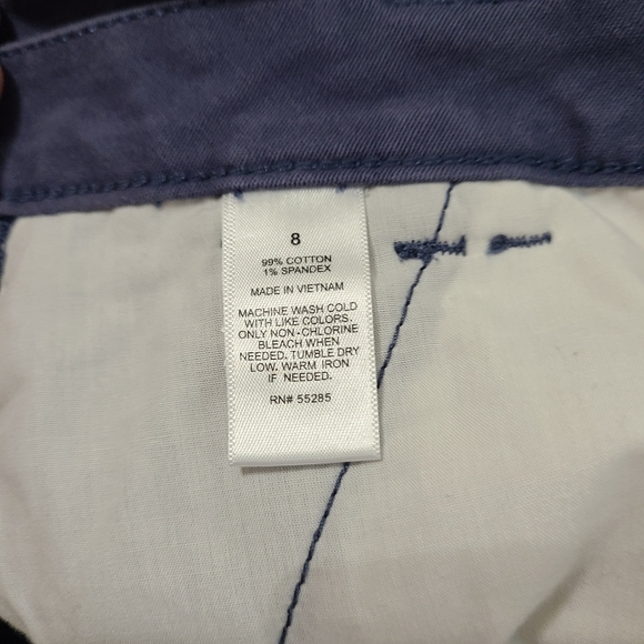 (538) Express Woman's High-Waisted Shorts, Size: 8 Color: Blue - Picture 8 of 13